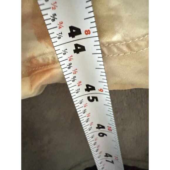 AllSaints Melody Marea Sunset Tie-Dye Silk Slip Dress Watercolor Midi sz 8 US - Picture 12 of 15